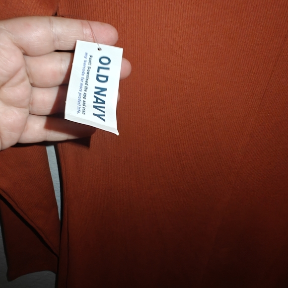 Old Navy Women's Fitted Rib-Knit Square-Neck Dress Size L - Picture 9 of 10